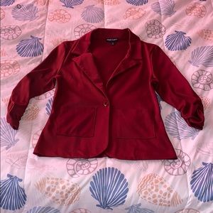 Soft burgundy blazer
